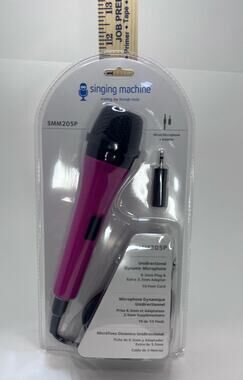 Singing Machine SMM205P Uni-Directional Dynamic Microphone with 10-Foot Cord NEW